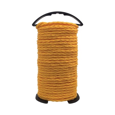 Koch Industries Koch Industries 1/4 in. D X 100 ft. L Yellow Hollow Braided Polypropylene Rope 5060812